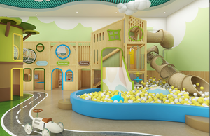 Proveedor de China, Color y tamaño personalizados, tobogán interior para niños, juegos de juegos suaves, muebles para patio escolar - Product Image 3