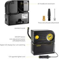 12V Car Tyre Inflator Pump Portable Tire Air Compressor Pump