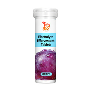 Tabletas Efervescentes de Electrolitos con Sabor a Uva OEM ODM, Apoyo para la Resistencia e Hidratación, Apoyo para la Energía y el Esfuerzo Deportivo - Product Image 1