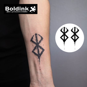 <span class=keywords><strong>Tatouage</strong></span> au jus de Jagua Boldink personnalisé, réaliste, symbole de sacrifice, art corporel, imperméable, longue durée, 2 semaines - Product Image 3