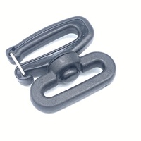 Mousqueton à clip pour sangle en plastique POM, 5 pièces, vente en gros, crochets rotatifs et pivotants, à ressort
