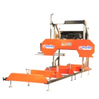 Scie à ruban professionnelle 15 CV pour le travail du bois, scierie diesel portable, scierie mobile à vendre