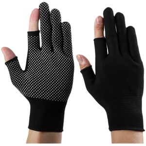 Two-Finger Anti-Slip <b>Gloves</b> Black <b>Touch</b> <b>Screen</b> Work Fishing Express Delivery Packaging Wear Resistant Non Slip <b>Gloves</b> - Product Image 2