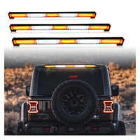 Barre lumineuse LED stroboscopique JOPOWER 24V 72W, avertisseur de circulation d'urgence COB pour UTV ATV pour voitures - Ajustement universel
