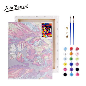 Pintura al Óleo Digital Xin Bowen sobre Lienzo de Algodón 100% de 280G, Pintura por Números con Marco, Manualidades, No Tóxico, 20x30 - Product Image 3