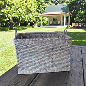 Venta al por mayor de cesta de almacenamiento de ropa de bebé grande hecha a mano respetuosa con el medio ambiente cesta plegable tejida duradera de Vietnam - Product Image 2