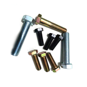 Nhà Máy Tùy Chỉnh Cường Độ Cao Bu Lông Thép Carbon Mạ Kẽm Lớp 8.8 Oxy Hóa Màu Đen Hình Lục Giác Bolt - Product Image 5