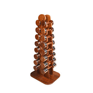 Фитнес тренажерный зал 1-10 кг вес деревянный набор гантелей - Product Image 1