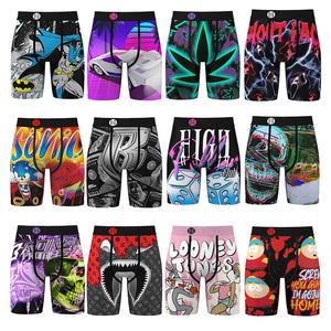 Custom Brand <strong>Boxers</strong> Shorts Quick Dry Trunks Breathable Mesh BoxerShorts Tight Sport Underpants Polyester Briefs Underwear Men - Product Image 2