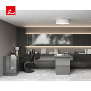 AllandCabinet Modern Villa House Revonation Custom Kitchen Cupboard High Gloss Laque Finish MDF Carcase Laminate Islands Home - Product Image 4