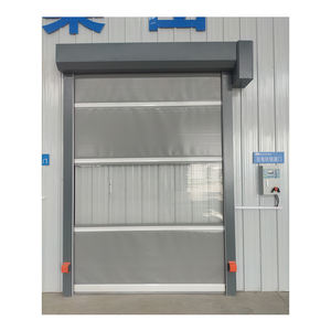 Porte roulante à rideau haute performance, fonctionnement silencieux, bonne fonction d'étanchéité, longue durée <span class=keywords><strong>de</strong></span> <span class=keywords><strong>vie</strong></span> et faible entretien - Product Image 4