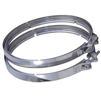 Morsetto e guarnizione filtro DPF Paccar MX 2131533 2131533PE 2131533PEX Kit di ricambio per filtro DPF morsetti