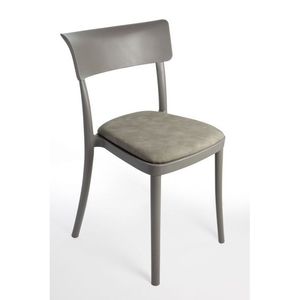 Saretina in ecopelle Nubuck 3 colori impilabile design imbottito in polipropilene per cucina soggiorno Bar - Product Image 5