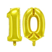 Yachen 32 pouces 50 pièces/sac or grand nombre d'hélium ballons en feuille métallique pour la fête d'anniversaire de mariage