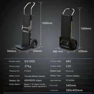 Chariot en aluminium léger personnalisable OEM 2025, capacité de roues, roues pour monter les escaliers - Product Image 6