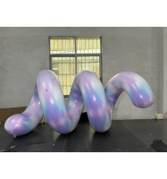 Ballon gonflable géant en forme de vis en PVC personnalisé BOYI, ballon spiralé gonflable pour événements, centres commerciaux, scènes et décorations de fêtes