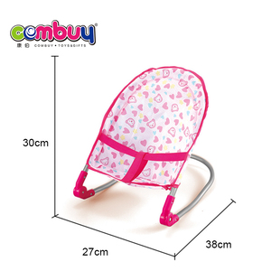 Maison <span class=keywords><strong>de</strong></span> jeu 3 en 1 jouet en plastique rose <span class=keywords><strong>lit</strong></span> chaise bébé <span class=keywords><strong>poupée</strong></span> ensemble - Product Image 3