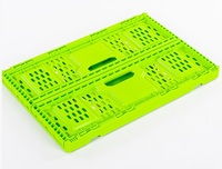 Conteneurs en plastique perforés empilables et pliables robustes - Boîte de rangement multi-usages écologique pour le transport