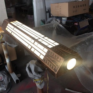 โคมไฟติดผนังกลางแจ้ง LED แถบยาว 110-240V กันน้ำ 50000 ชั่วโมง มุมลำแสง 20 องศา สำหรับใช้ภายนอก - Product Image 1