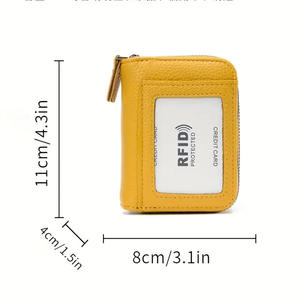 <span class=keywords><strong>Porte</strong></span>-cartes <span class=keywords><strong>accordéon</strong></span> multi-cartes en PU avec <span class=keywords><strong>fenêtre</strong></span> transparente, vente directe transfrontalière du fabricant, pour cartes de bus et pièces de monnaie multi-usages - Product Image 2