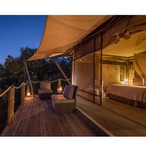 Membraan Structuur Ultra Luxe Hotel Resort Tent, Glamping Tent Luxe Hotel