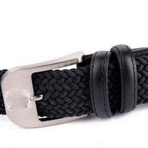 Wholesale High Quality <b>Elastic</b> Woven 3mm Thickness Webbing for Young Students Needle Buckle <b>Belts</b> - Product Image 1