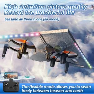 Avión RC SJY-ZF20 con Cámara, Aeronave para Fotografía Aérea H20, Aterrizaje en Tierra, Mar y Aire, Avión de Espuma RC de 2.4Ghz con Luces LED - Product Image 5