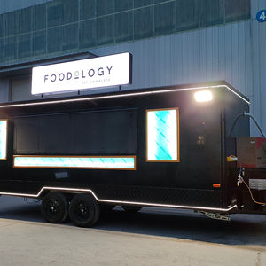 Remorque alimentaire entièrement équipée Chariot alimentaire mobile Pizza d'<span class=keywords><strong>occasion</strong></span> Camion à bière <span class=keywords><strong>Achat</strong></span> d'un food truck carré - Product Image 1