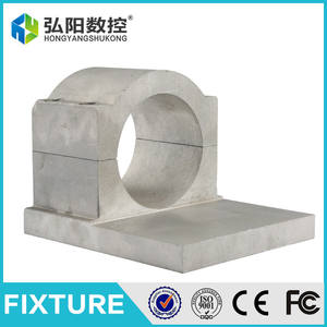 Support de fixation en aluminium moulé pour machine de gravure Hongyang 80 mm avec plaque arrière - Product Image 4