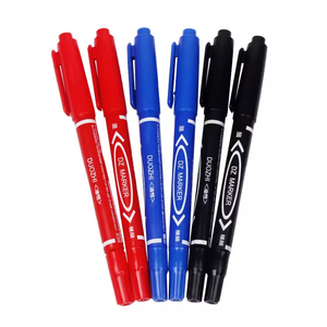 Usine en gros vente chaude pas cher <span class=keywords><strong>prix</strong></span> stylo marqueur <span class=keywords><strong>Permanent</strong></span> à base d'eau 0.5mm Fine <span class=keywords><strong>Liner</strong></span> conseils stylos Double tête stylos de marquage - Product Image 1