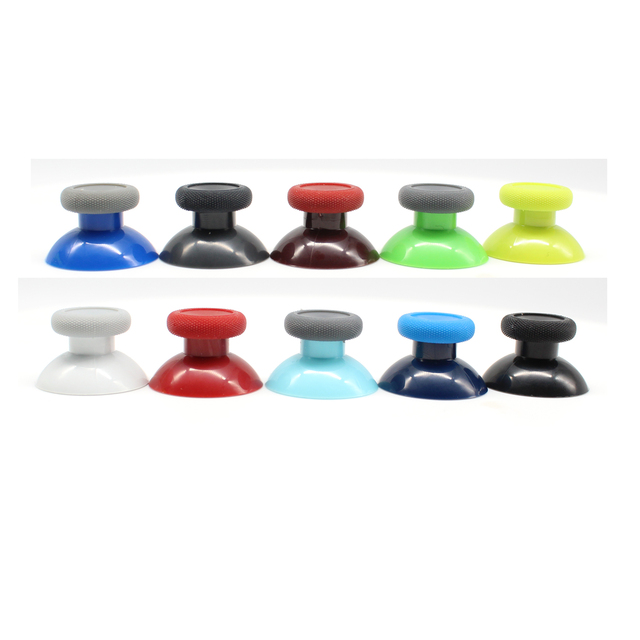 3D Analog Joystick Replacement Thumb Stick Grips Buttons ABS Material 10 Colors for One S Gamepad Controller Repair Parts