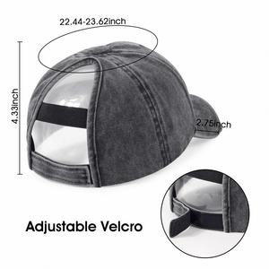 Casquette de baseball unisexe en coton de haute qualité à 6 panneaux, avec ouverture pour queue de cheval, style sportif, vente en gros - Product Image 5