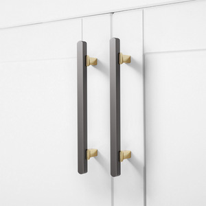 GQK เฟอร์นิเจอร์สไตล์อเมริกันตู้ครัวมือจับลิ้นชักสีดำมือจับลิ้นชักลิ้นชักสินค้าขายดีไฟหรูหราแฟชั่นใหม่ - Product Image 3