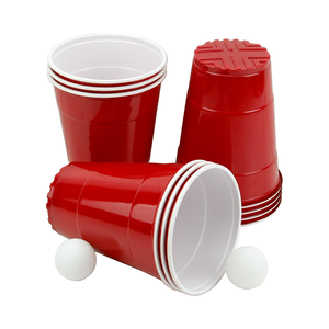 Vasos Gigantes <span class=keywords><strong>de</strong></span> Plástico Rojo Personalizados, Vasos Gigantes para Beer Pong, Vasos Rojos para Fiestas, para Beber, Fiestas, Juegos <span class=keywords><strong>de</strong></span> YardPong - Product Image 2