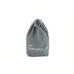 Gray Travel Wet <b>Storage</b> Drawstring Bag 40*30cm for <b>Storage</b> of <b>Clothes</b> - Product Image 1