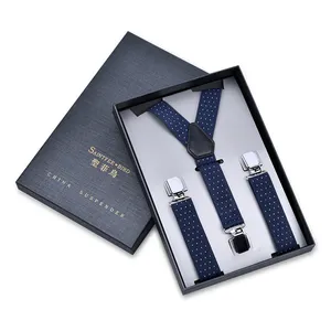 Y Back With 3 Strong Clips Adjustable Elastic Brace Suspenders Belt For Men And Women