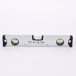 Nivel de burbuja magnético Lu Xin, precisión de 0.5 mm, grado industrial, con agarre amarillo para mediciones de precisión - Product Image 2