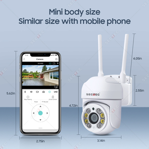 2024 New Arrival Mạng <span class=keywords><strong>mini</strong></span> ngoài trời không thấm nước an ninh máy ảnh phát hiện chuyển động CCTV <span class=keywords><strong>Camera</strong></span> <span class=keywords><strong>IP</strong></span> PTZ <span class=keywords><strong>camera</strong></span> - Product Image 6