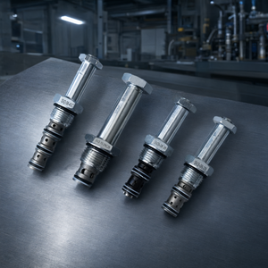 Válvula Solenoide Hidráulica de 2, 3 y 4 Vías, Válvula de Control de Cartucho de Acero para Maquinaria Industrial - Product Image 2