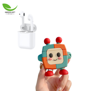 Étui AirPods en silicone antichoc personnalisé en gros, motif dessin animé 3D mignon, pour protection des écouteurs - Product Image 5