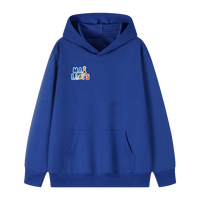 Sweat à capuche personnalisé sans cordon de serrage avec impression sérigraphiée, capuche et poche kangourou impeccables pour les marques, les équipes, les écoles, les événements et les articles promotionnels
