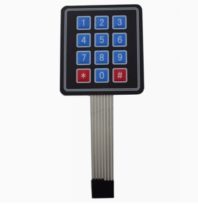 3x4 मैट्रिक्स कीबोर्ड सरणी मॉड्यूल 12 कुंजी झिल्ली स्विच विस्तार कीपैड पैनल 3*<span class=keywords><strong>4</strong></span> नियंत्रण गर्म प्रस्ताव - Product Image 5