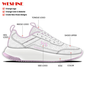 รองเท้าผ้าใบสไตล์วินเทจสีลาเวนเดอร์พาสเทล สำหรับใส่เดินเล่นลำลอง - Product Image 2