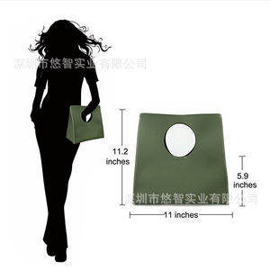 Simple PU leather tote bag, tablet <b>case</b> storage bag, document bag storage bag - Product Image 5