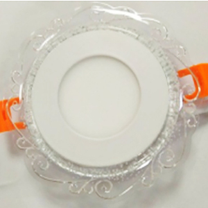 Nhà Đèn trần 220V siêu mỏng siêu sáng vòng ren có thể điều chỉnh ánh sáng đôi màu sắc <span class=keywords><strong>LED</strong></span> Bảng điều chỉnh ánh sáng - Product Image 2