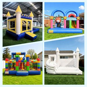 Castillo Inflable Comercial Personalizado al por Mayor, 6x6, para Exteriores, con Tobogán de Agua - Product Image 4