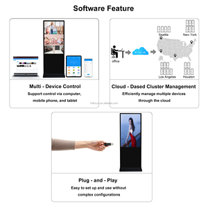32 43 49 55 65 75 85 Inch 4K Lcd Touchscreen Informatie Kiosk Vloer Staande Speler Reclame Digitale Bewegwijzering En Displays - Product Image 6