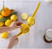 Presse-fruits en métal de qualité supérieure 2 en 1 double couche en alliage d'aluminium presse-citron portable presse-citron vert manuel presse-agrumes