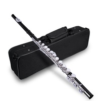 STARWAY Flute Professional Brass C Key 16 Hole Flute Silver Plated Musical Instruments With Case and Accessories