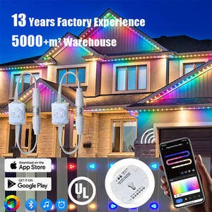 2026 Permanent <b>Christmas</b> Lights Outdoor Waterproof 12V led Point Light Rgb Pixel Lights for House Decoration - Product Image 6